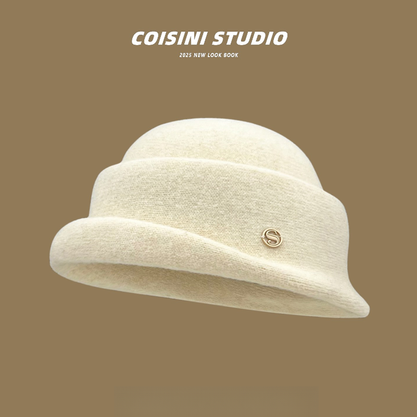 2025新款赫本风高品质千金礼帽渔夫帽子女秋冬气质百搭优雅盆帽潮