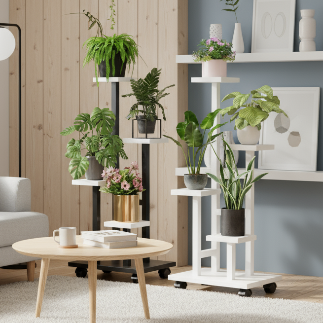 阳台置物架花架落地式室内家用多层花架新款式客厅绿植摆放花盆架