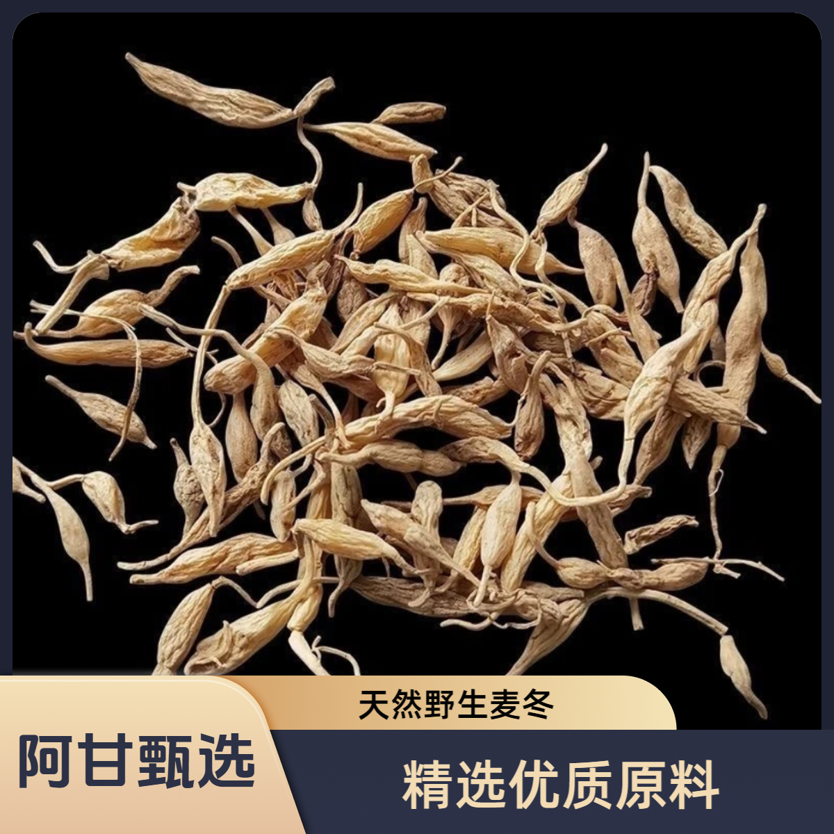 【阿甘甄选】精选野麦冬 山货 净含量：250/500g