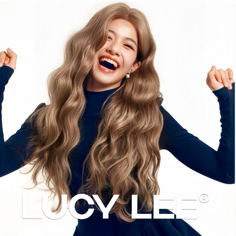LUCYLEE【免修剪-猫女ella】精修奶茶灰棕色假发头套假发推荐小圆圆