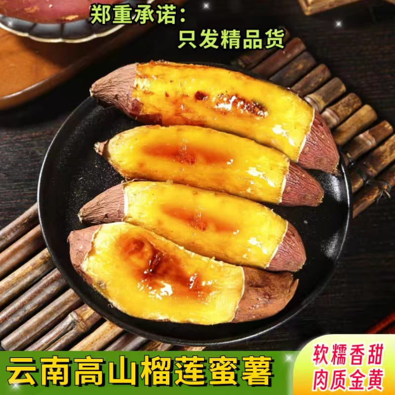 云南高山金瑶蜜薯金焰薯香甜种植高端严选3斤5斤9斤装美味烤红薯