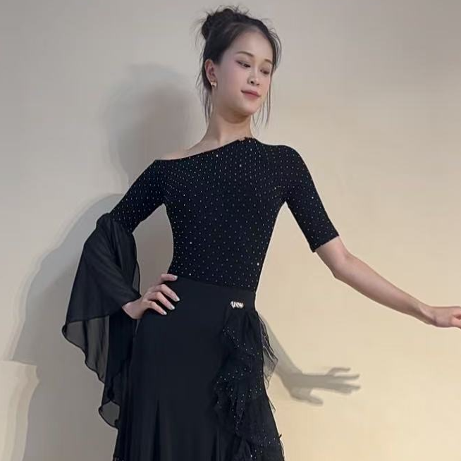 YRSS舞服♥新款北极星单飘3.0上衣摩登练习舞服