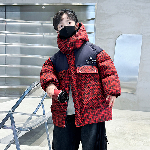 男童冬装羽绒棉服2025新款棉袄冬季中大儿童棉衣男孩冬款加厚外套