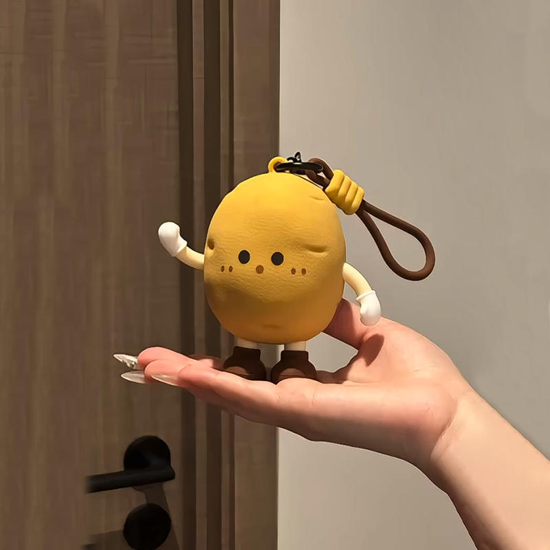 土豆包包挂件迷你耳机收纳零钱包Q版大叔蔬菜可爱卡通趣味钥匙扣