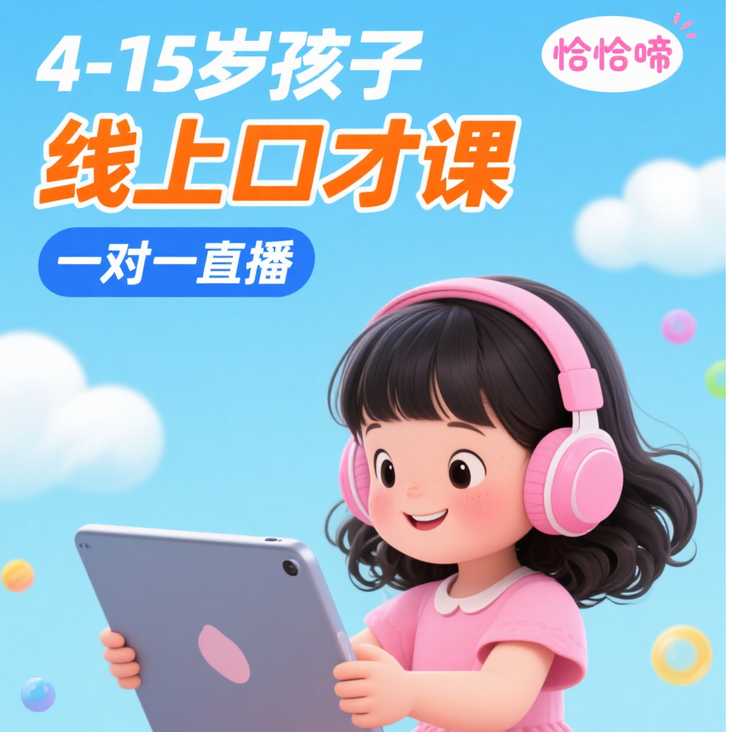 4-15岁线上口才直播体验网课