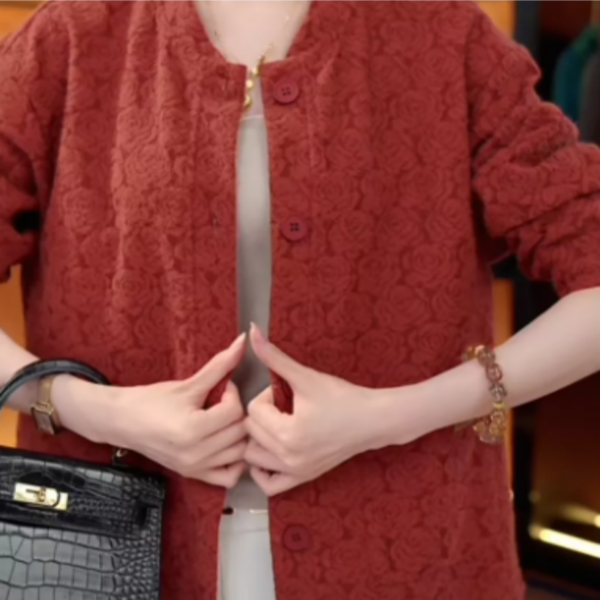 X6624【出口原单】高级优雅百搭感显瘦开衫-多多