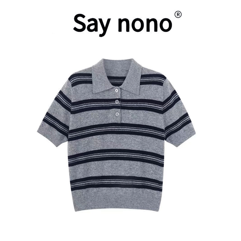 懒猫nonolSaynono 高级简约舒适时尚休闲百搭T恤MY2552