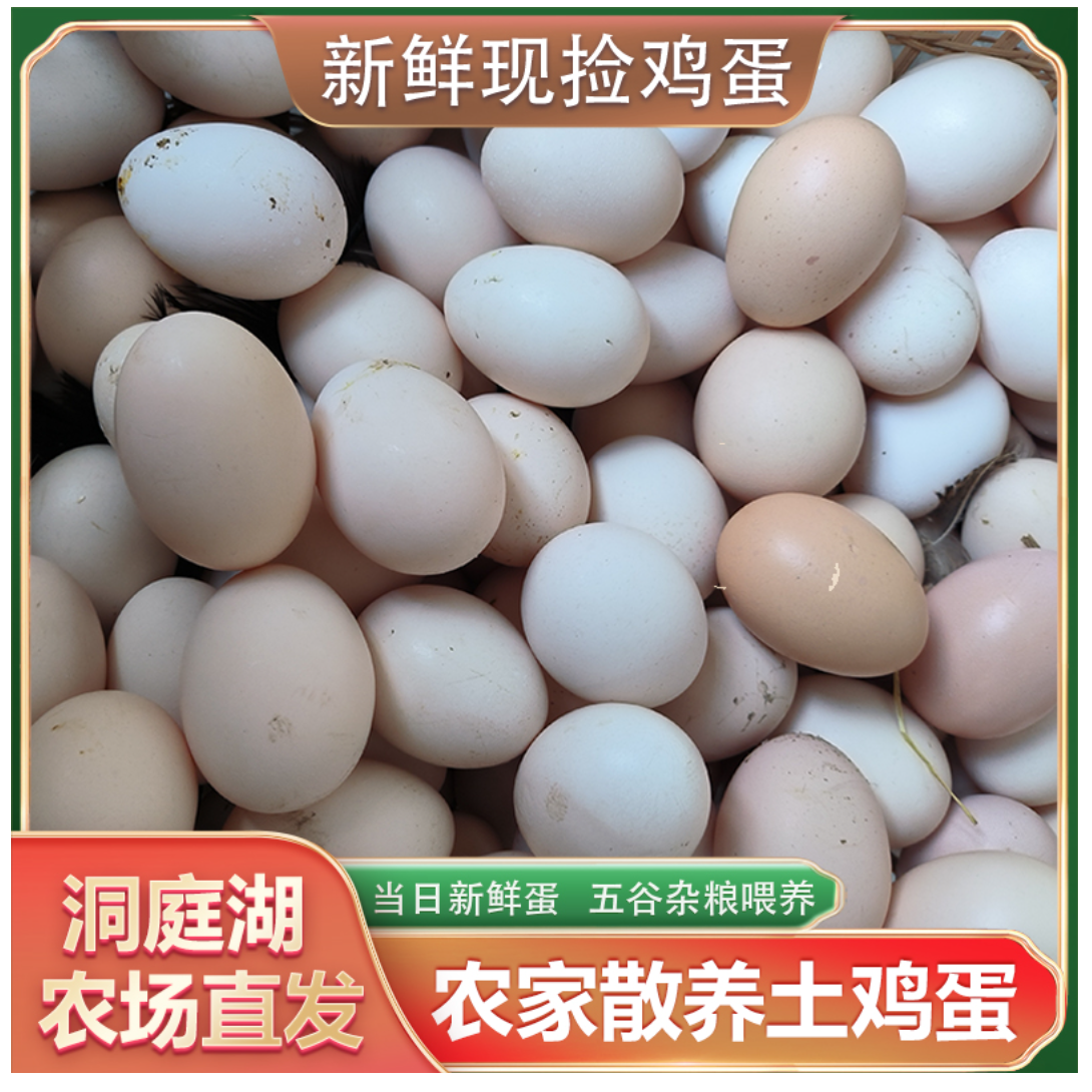 正宗农家生态散养土鸡蛋新鲜营养谷物喂养草鸡蛋非活珠子