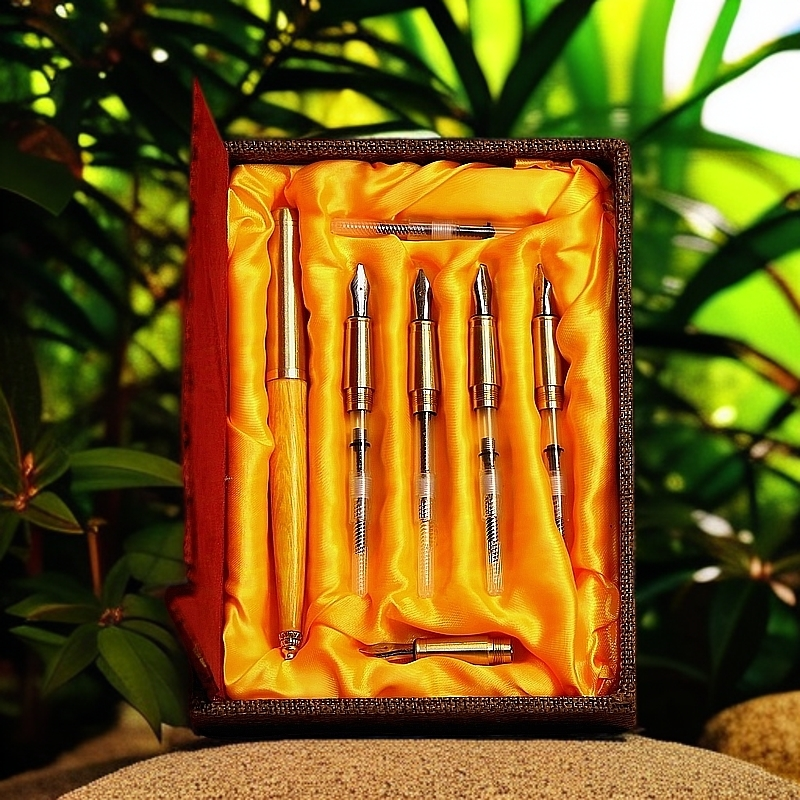 书写藏文，全套钢笔套装藏文书法笔，从3.0到0.5