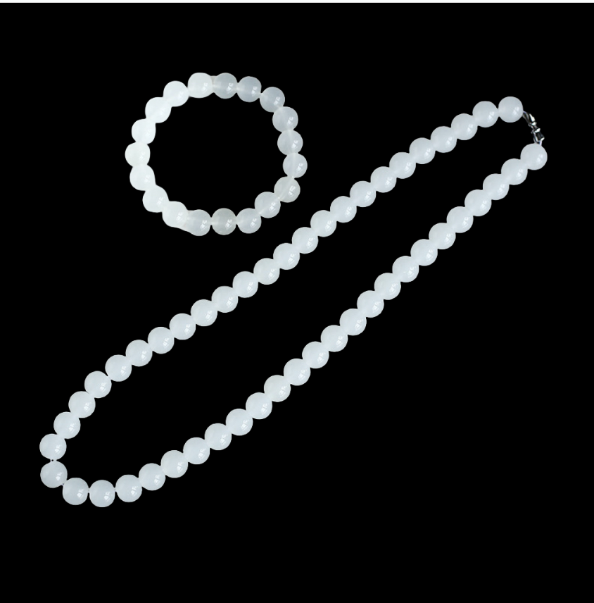 【荣总专属】 时尚简约高端气质典雅珐琅项链+手串CM1118