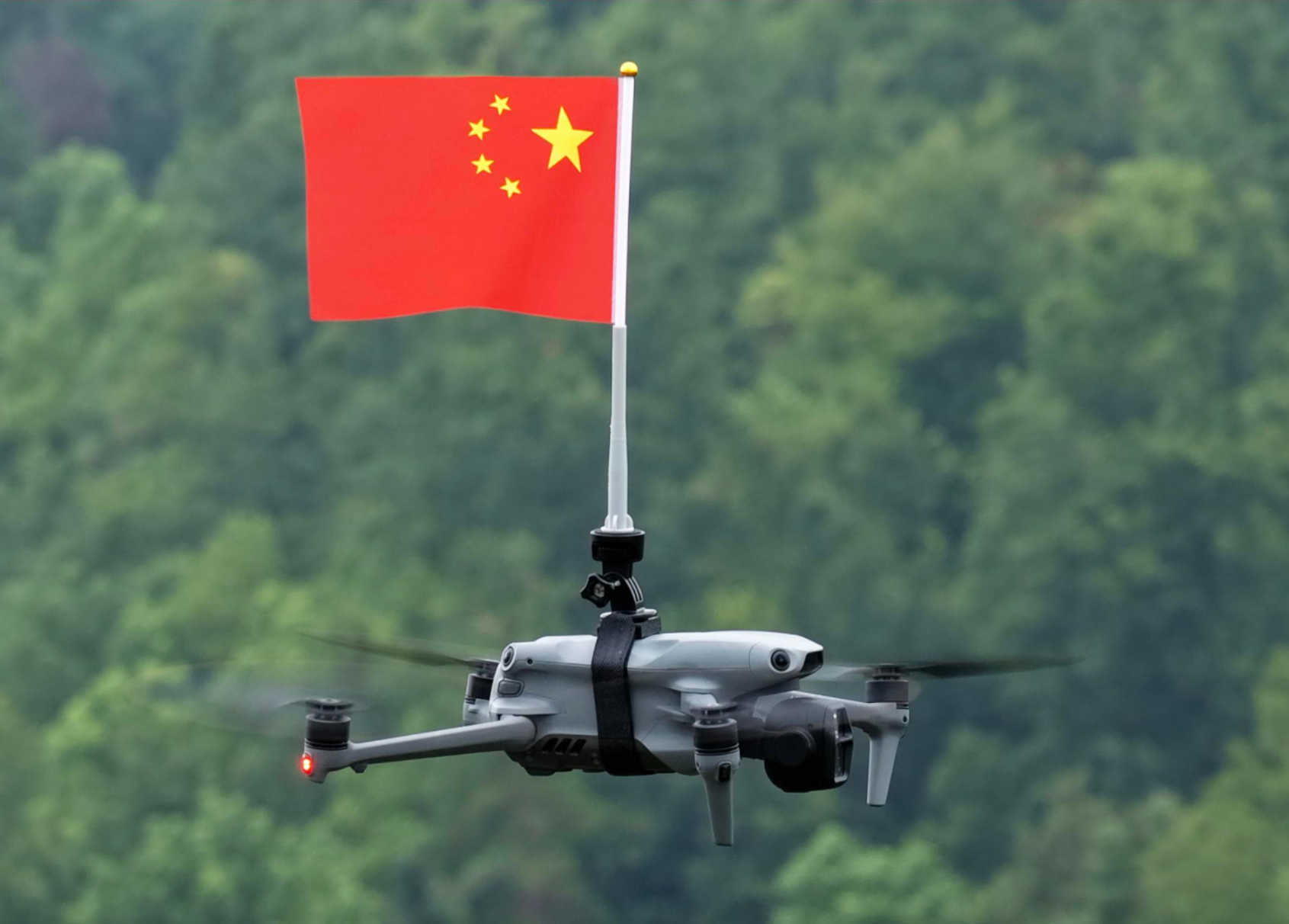 大疆无人机扩展支架 无人机可挂配件 国旗 可调节角度