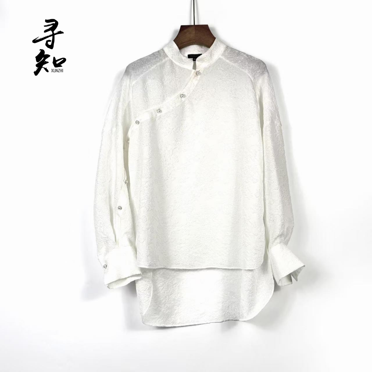 寻知·朱总原创设计XZS185X真丝提花衬衫