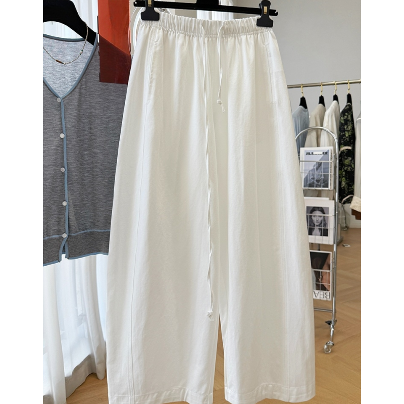 超好看今年流行的梧桐裤女夏季薄款休闲裤慵懒风松弛感裤子气球裤