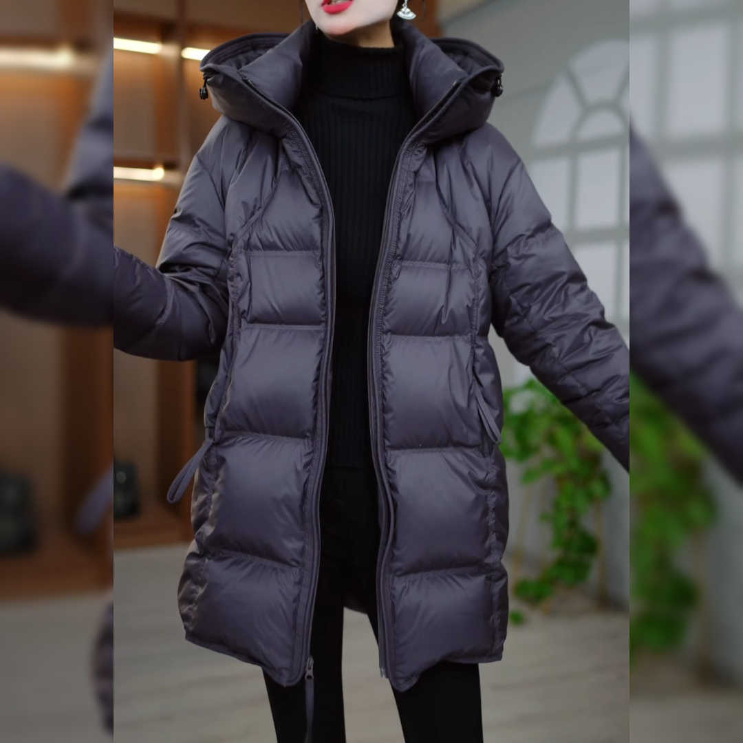 2025年冬季新款洋气时尚百搭加厚女士加厚羽绒服M-3XL