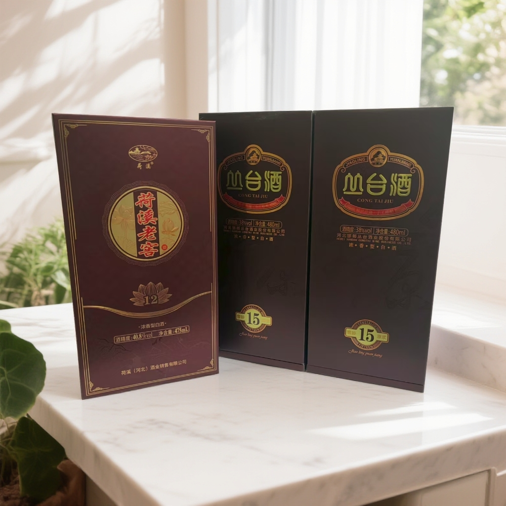 荷溪荷溪老窖（12）浓香型白酒 40.8%vol 475ml 丛台1540.8度475