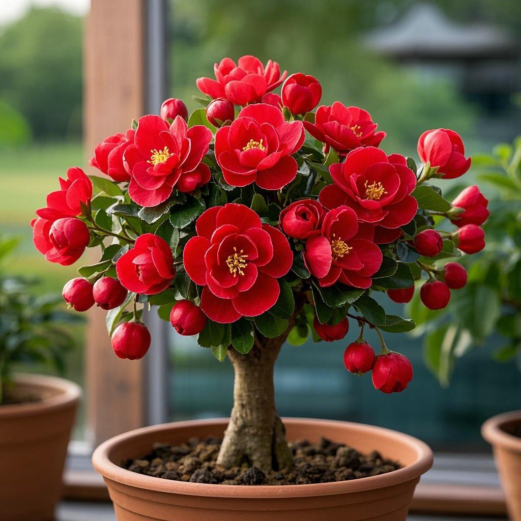 【年宵花卉】海棠花树苗大花重瓣浓香型可结果耐寒热花卉室内外庭院