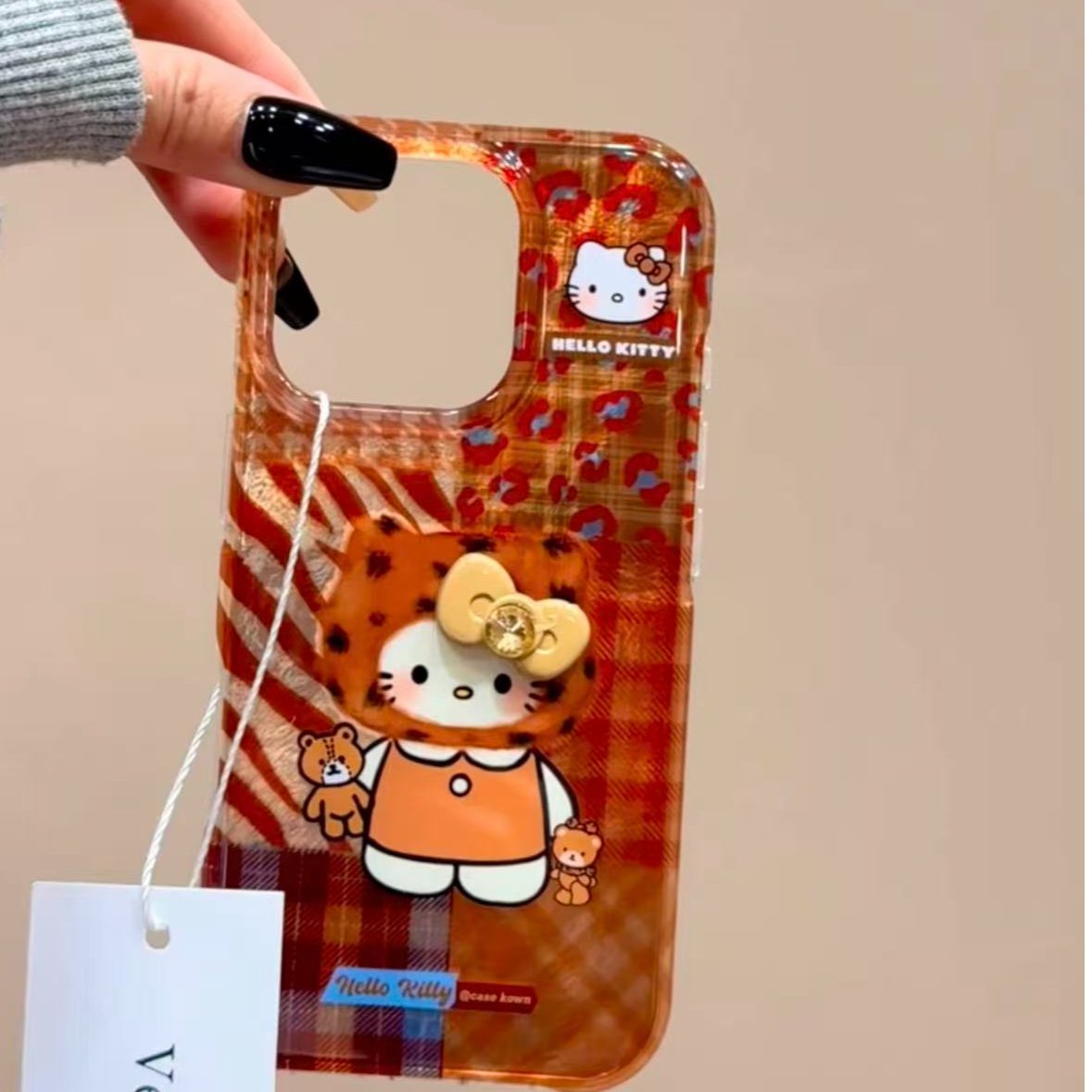 头套KT适用苹果华为vivo小米oppo女款iphone15/16/17荣耀手机壳