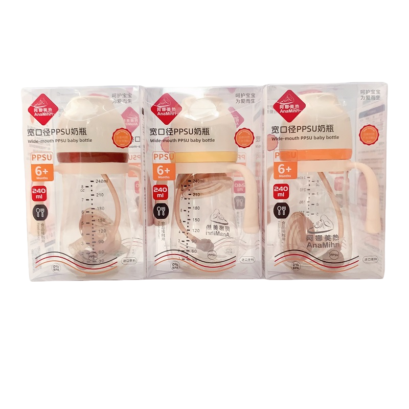 Anamihri阿娜美热宽口径PPSU奶瓶240ml（AN2150）