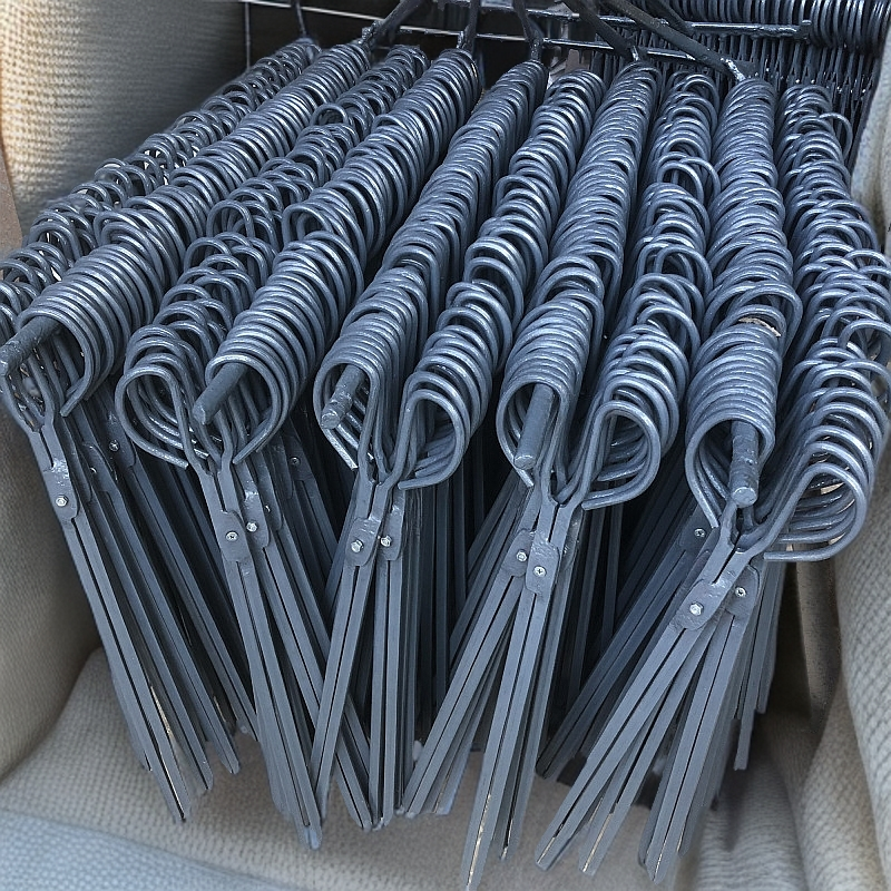 垃圾夹取物木炭夹火钳夹家用拾物器煤球加厚铁夹扁咀环卫耐用夹