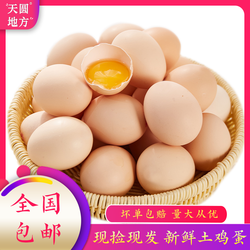 高营养新鲜土鸡蛋深山散养适合补充营养