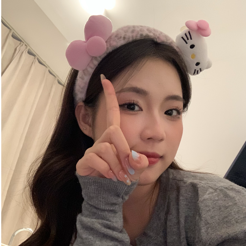 元气满满甜美ins风卡通小猫发箍甜心少女风可爱洗脸面膜发箍百搭
