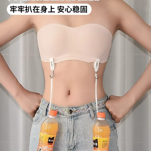 加强防滑无肩带薄款内衣女小胸聚拢无痕防走光抹胸透气舒适文胸罩