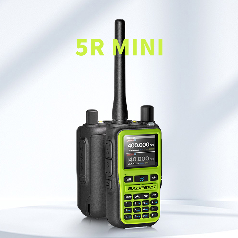 BF-UV5Rmimi对讲机一键对频 AM航空全频段手台自驾游户外TYPE-C充