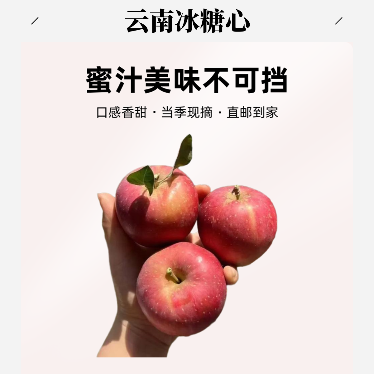 云南昭通糖心高山丑苹果当季现摘脆甜多汁产地直发新鲜水果