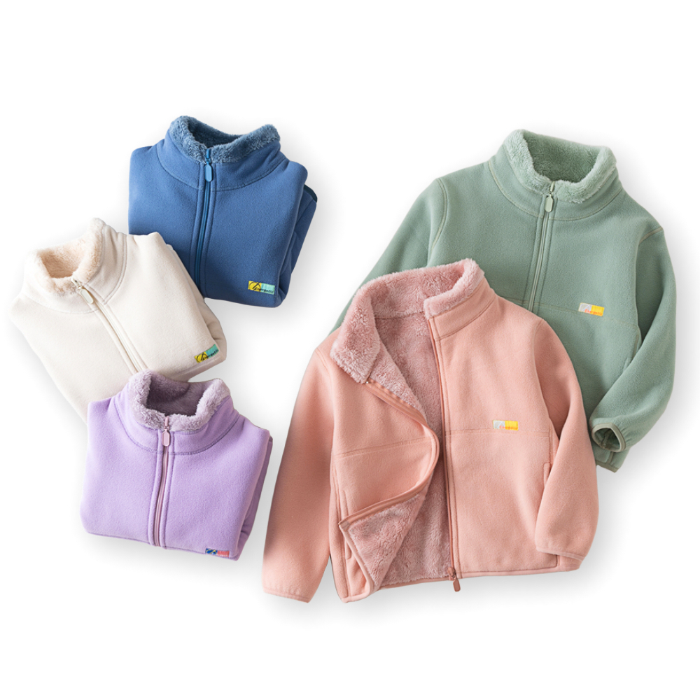 现货【加绒保暖】2025秋冬新款日系高货时尚洋气儿童潮流外套wy2512