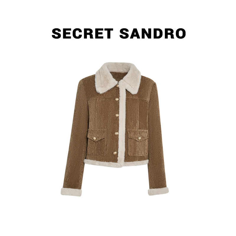 【榛果】【Secret Sandro】 楚楚 羽绒服 J85221255C