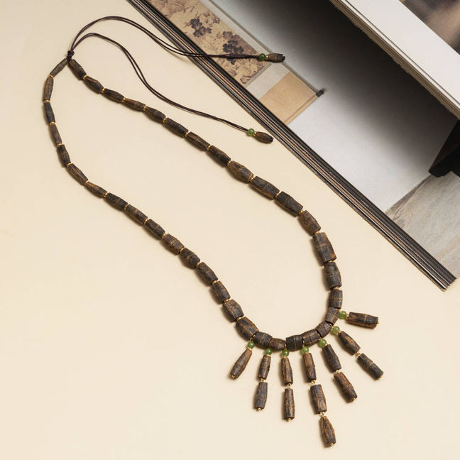 沉香海南奇楠沉水竹节精品手串（多样性发其一）