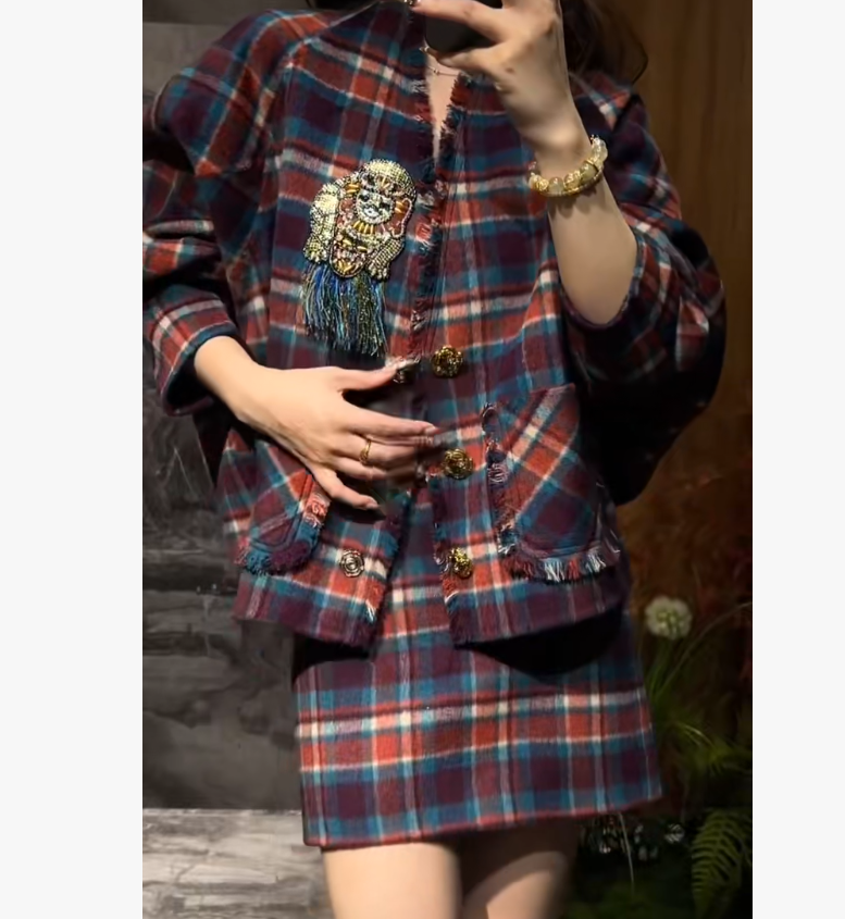 2025冬季时尚潮流百搭精品女装青ax13