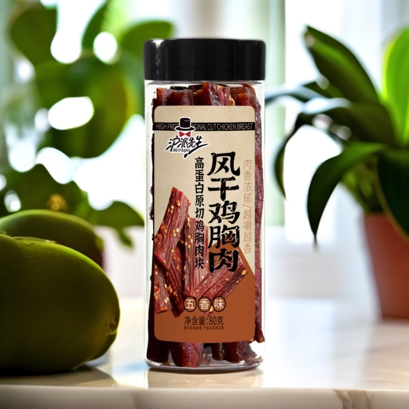 风干鸡胸肉干鸡肉干高蛋白耐嚼即食休闲解馋零食风干鸡胸酵母干