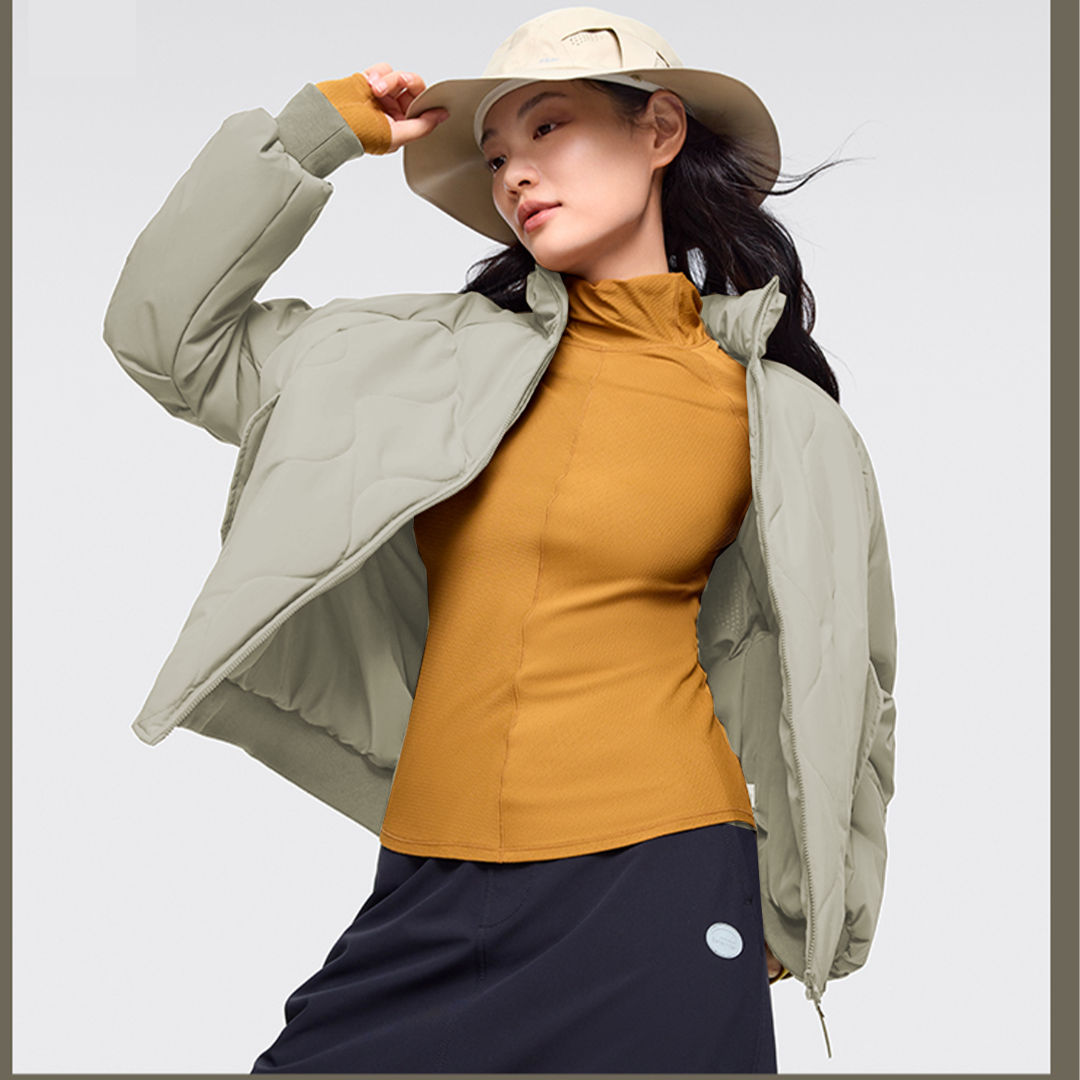 【夹克气绒服】蕉下新款女士气绒外套CL00425防风保暖秋冬立领qd