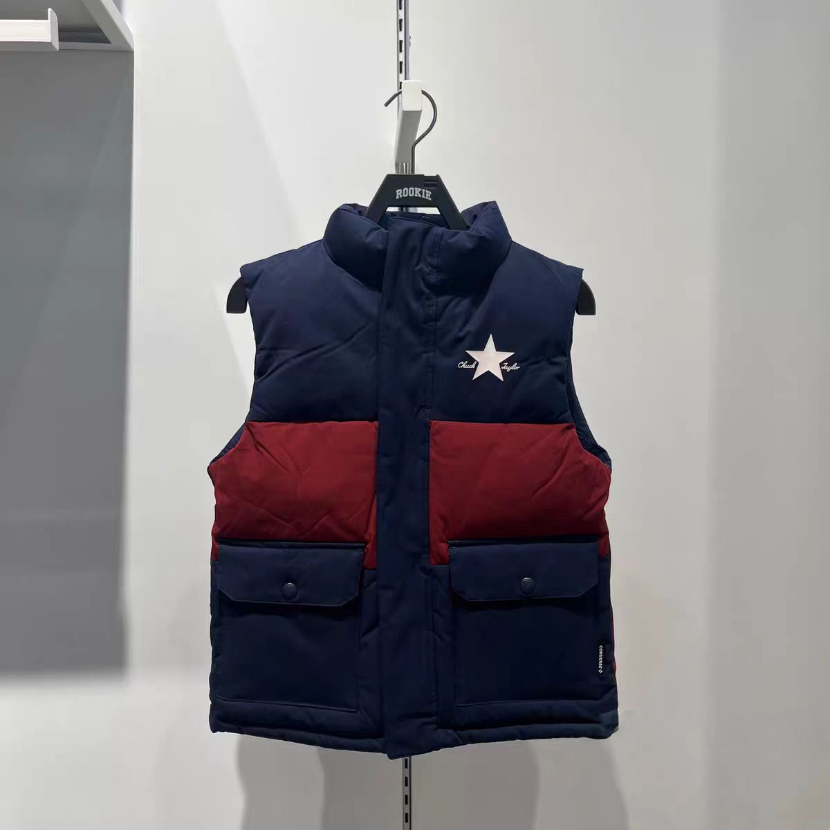 Converse匡威儿童上装舒适百搭休闲保暖棉马甲马甲背心 CV2542548