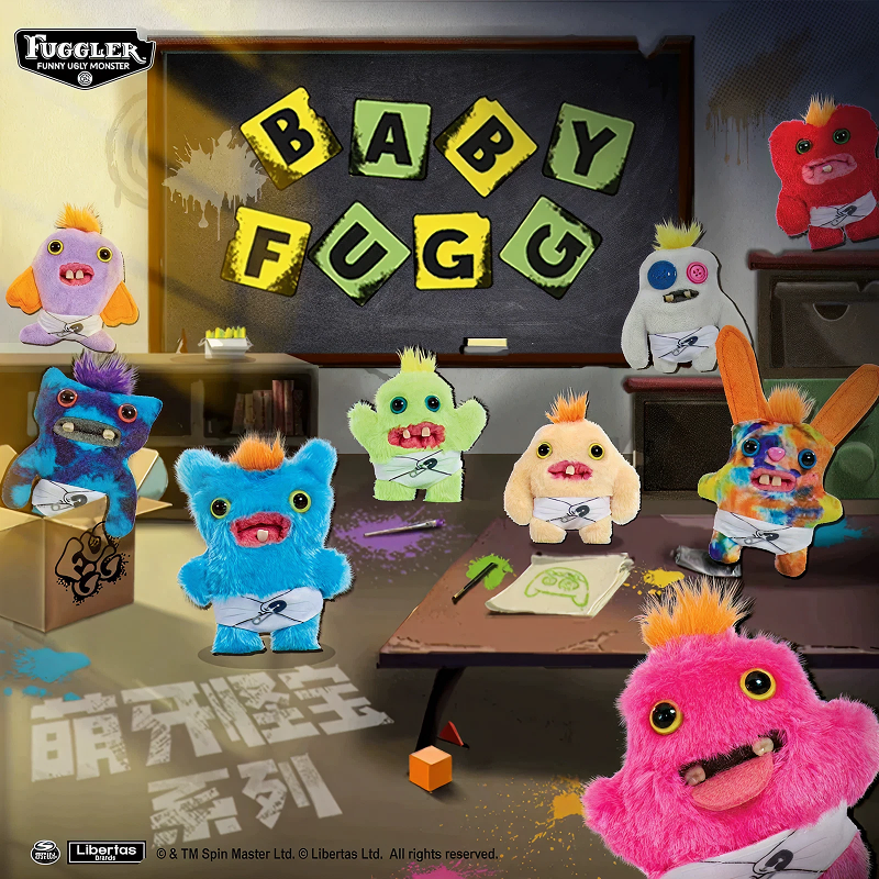 萌宝系列三代｜FUGGLER官方正版｜萌牙怪兽牙齿怪丑萌小毛绒玩偶