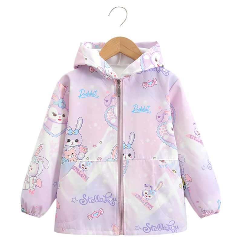 儿童罩衣秋冬羽绒服防脏外套宝宝吃饭画画护衣长袖外穿围裙正穿衣