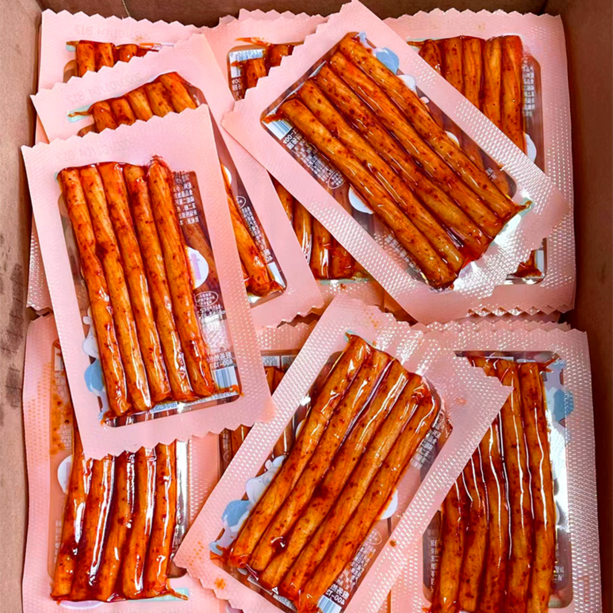 【到手100包】牛筋辣条辣片80儿时怀旧麻辣零食休闲解馋33包/11包