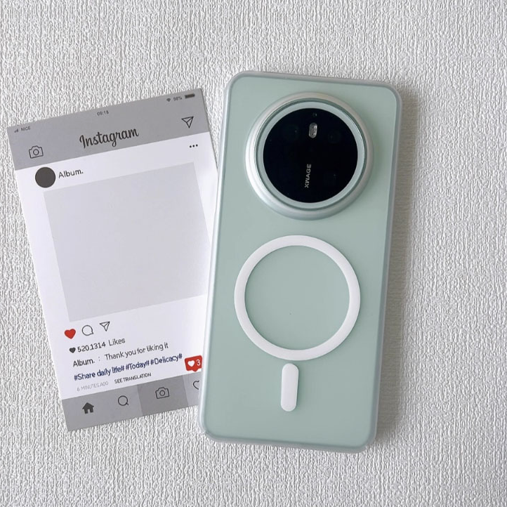 超薄冰雾肤感适用华为mate70手机壳磁吸mate70pro+半透明防摔硬壳