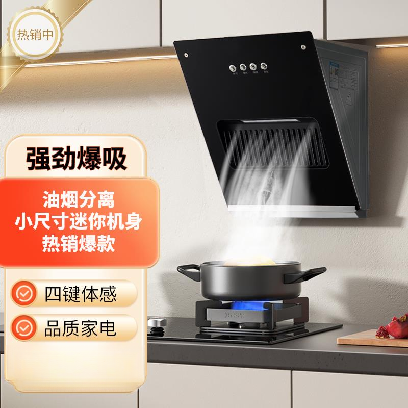 小户型抽油烟机家用小型大吸力小尺寸公寓厨房简易侧吸式吸油烟机