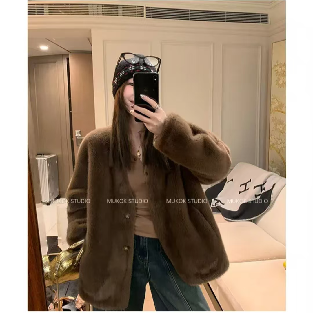 女不起球成人保暖常规款厚款双面秋冬时尚韩版2652