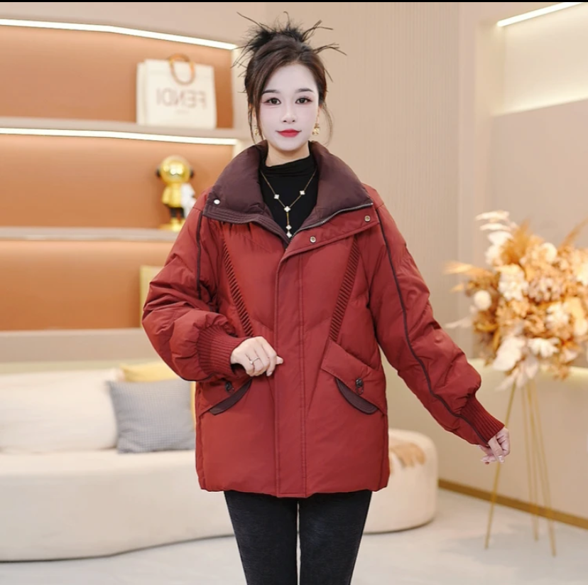 羽绒服新品保暖冬季新款时尚洋气宽松加厚休闲2025年显瘦羽绒服