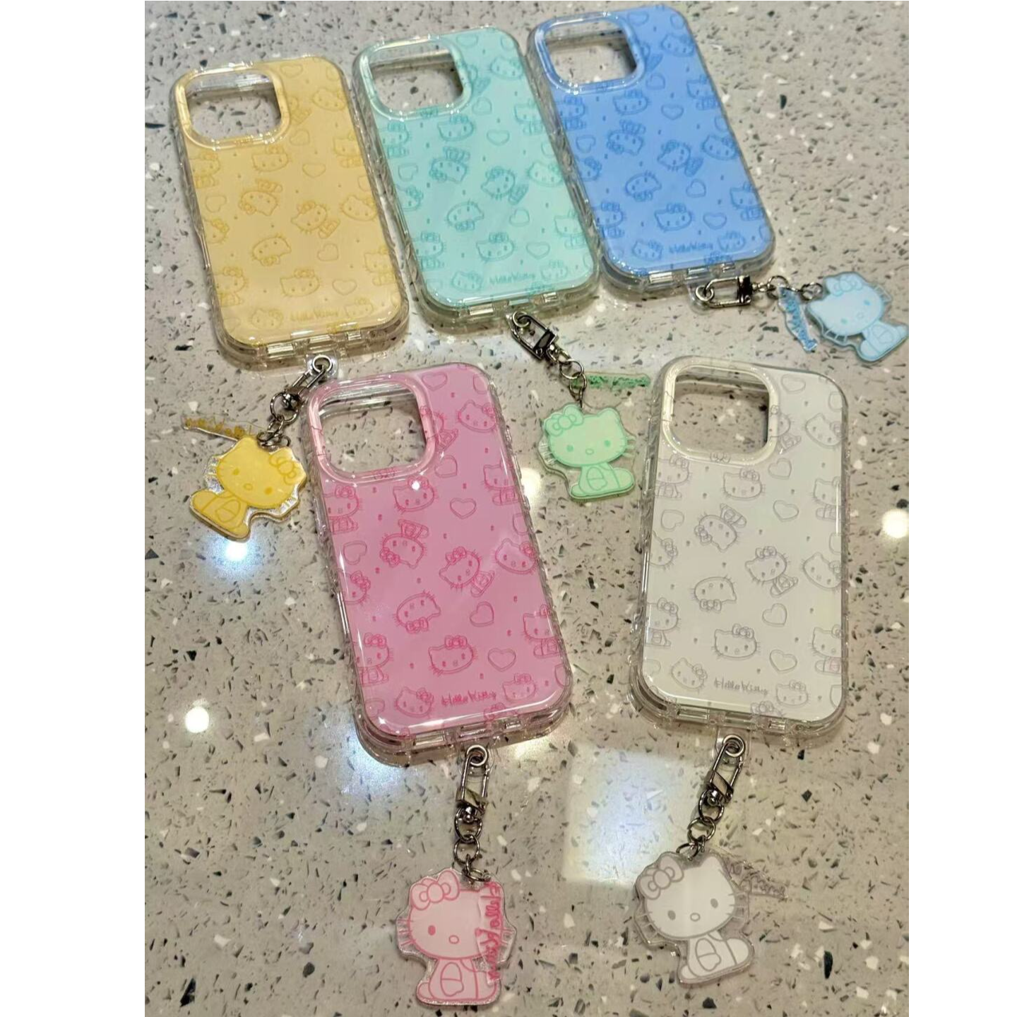 诚星泽多巴胺线条kt猫适用苹果16新手机壳OPPO华为小米VIVO软防摔