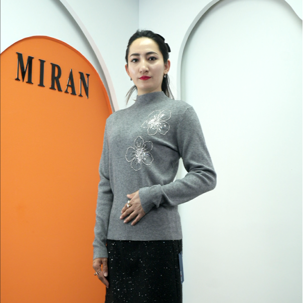 时尚保暖半高领女士打底衫003