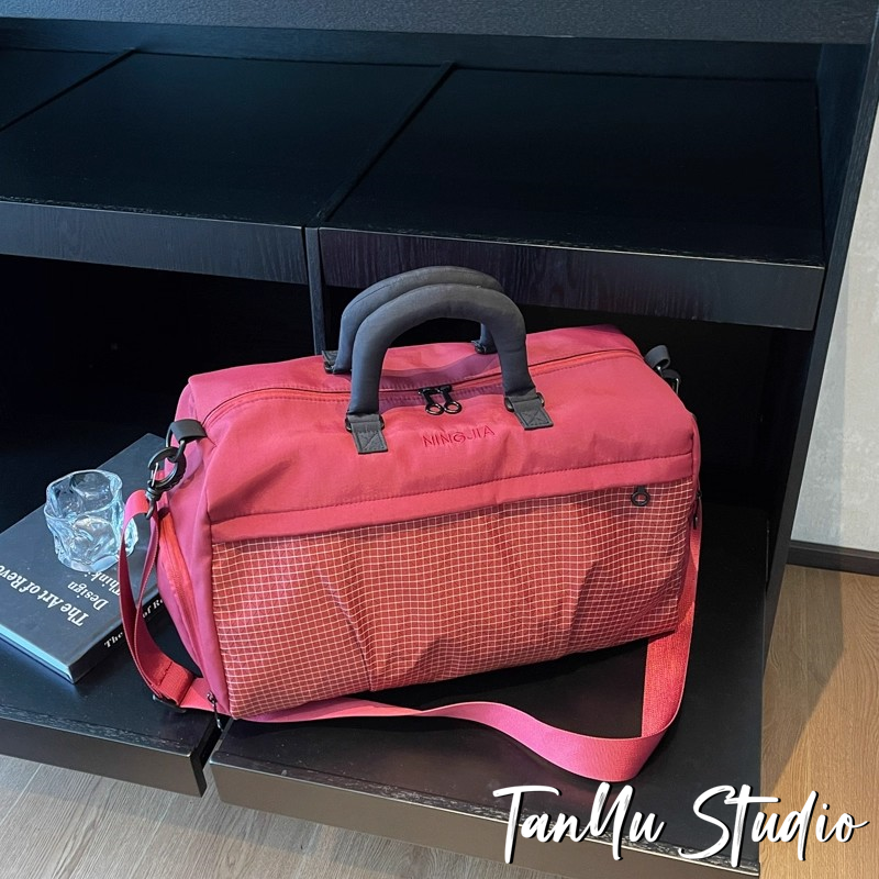 探屿旅行包短途手提行李包大容量旅游包轻便便携韩版登机包健身包