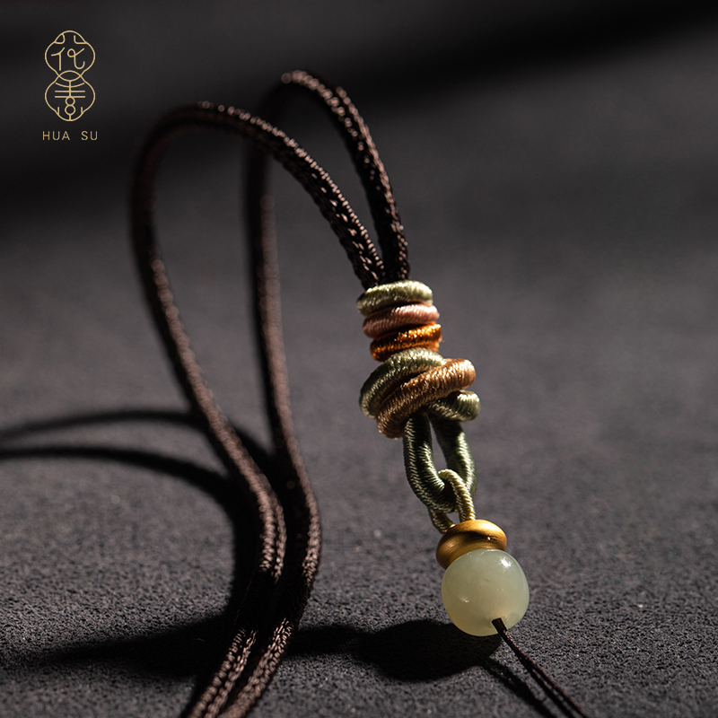 手工编织精致耐用吊坠挂绳平安扣晴水色挂绳