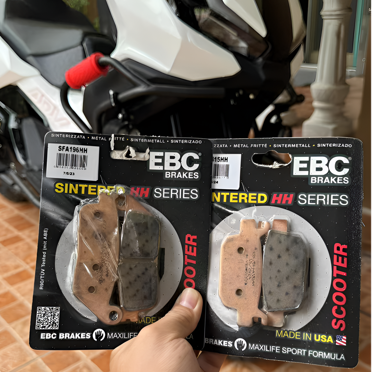 EBC刹车片适用于本田佛沙NSS350 ADV350前后刹车 制动升级改装