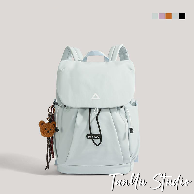 探屿潮牌书包女大学生大容量电脑背包轻便旅行户外登山运动双肩包