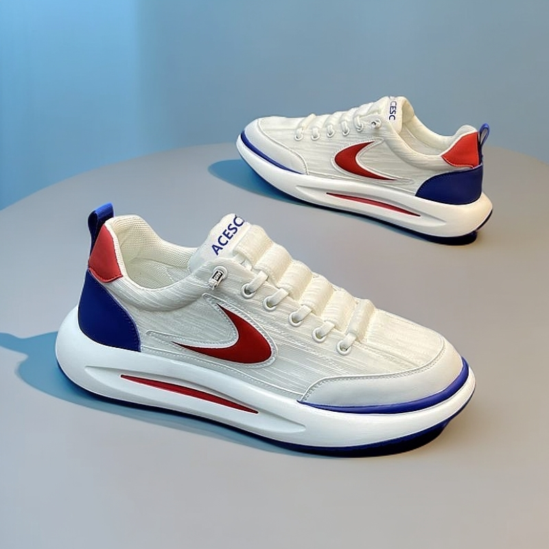 上班新款男鞋春夏季透气冰丝布网面鞋潮流百搭运动老爹鞋阿甘鞋子