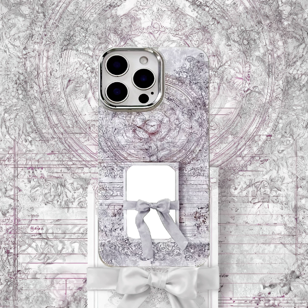 空白信笺·适用苹果17pro小米15iphone17华为mate70镜面高级手机壳